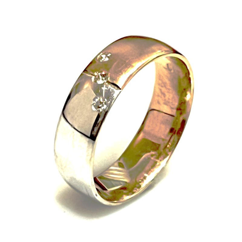 Zlatý prsten ze 14 karátového zlata