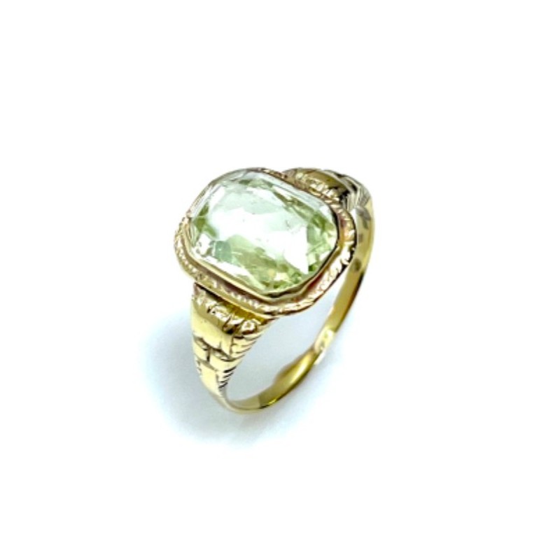 Starožitný zlatý prsten – punc Lvíček 2,15 gramů