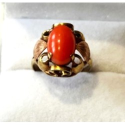 Masivní starožitný zlatý...