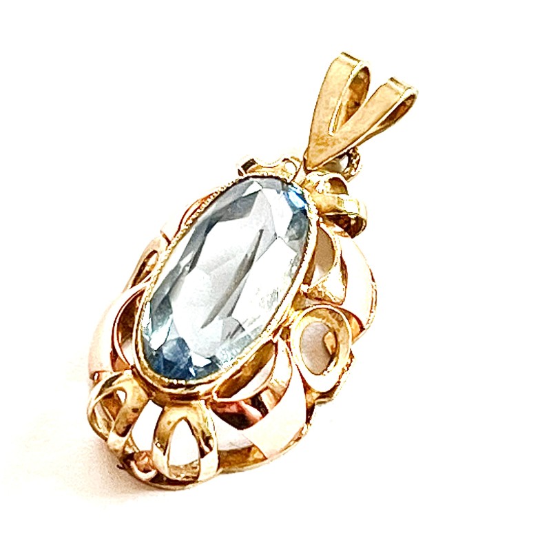 Velký zlatý přívěšek 14 karátů 4,06 gramů