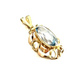 Velký zlatý přívěšek 14 karátů 4,06 gramů