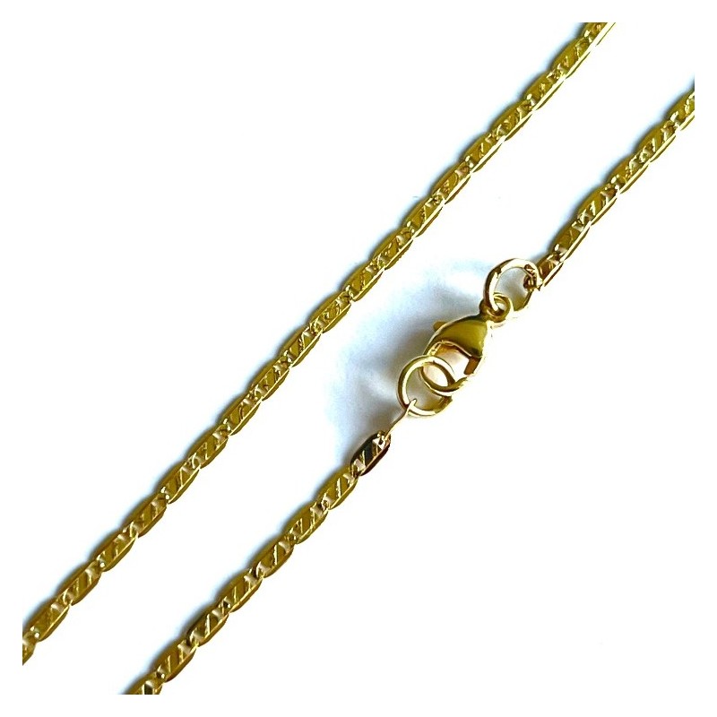 Zlatý řetízek ze žlutého 14 karátového zlata