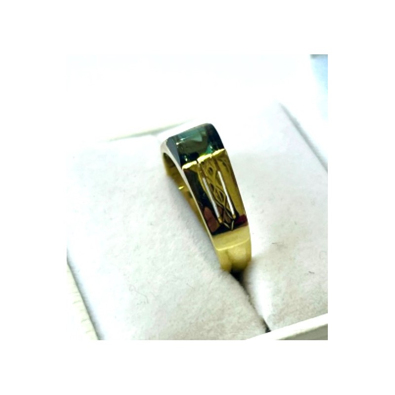 Zlatý prsten ze žlutého 14 karátového zlata 3,54 gramů