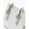 Zlaté náušnice s brilianty