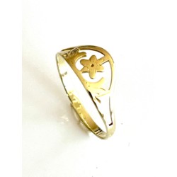 Zlatý prsten ze 14 karátového zlata