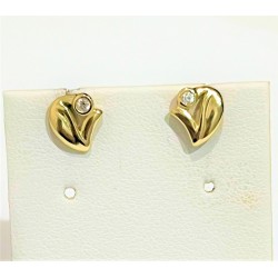 Zlaté náušnice ze žlutého zlata – 14 karátů