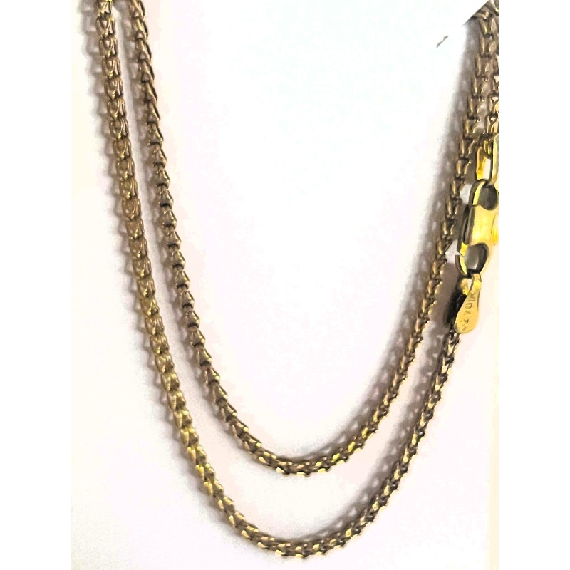 Zlatý řetízek 14 karátů – délka 55 cm 3,66 gramů