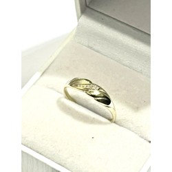 Zlatý prsten ze žlutého 14 karátového zlata