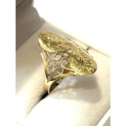 Zlatý prsten ze 14...