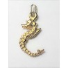 Velký zlatý přívěšek mořský koník