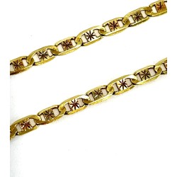 Zlatý řetízek 14 karátů – váha 4,48 gramů