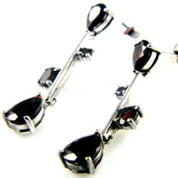 Stříbrné náušnice s...