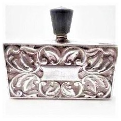 Stříbrný flakon s možností dorytí rytiny