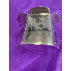 Souprava stříbrná cukřenka a stříbrné kleštičky na cukr