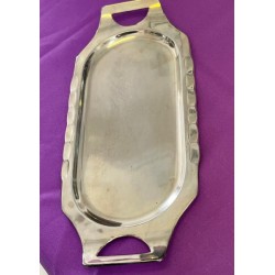 Postříbřený tác ve stylu art deco