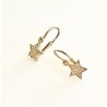 Dětské zlaté náušnice ze žlutého zlata – hvězdičky