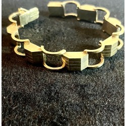 Starožitný zlatý náramek ve stylu art deco